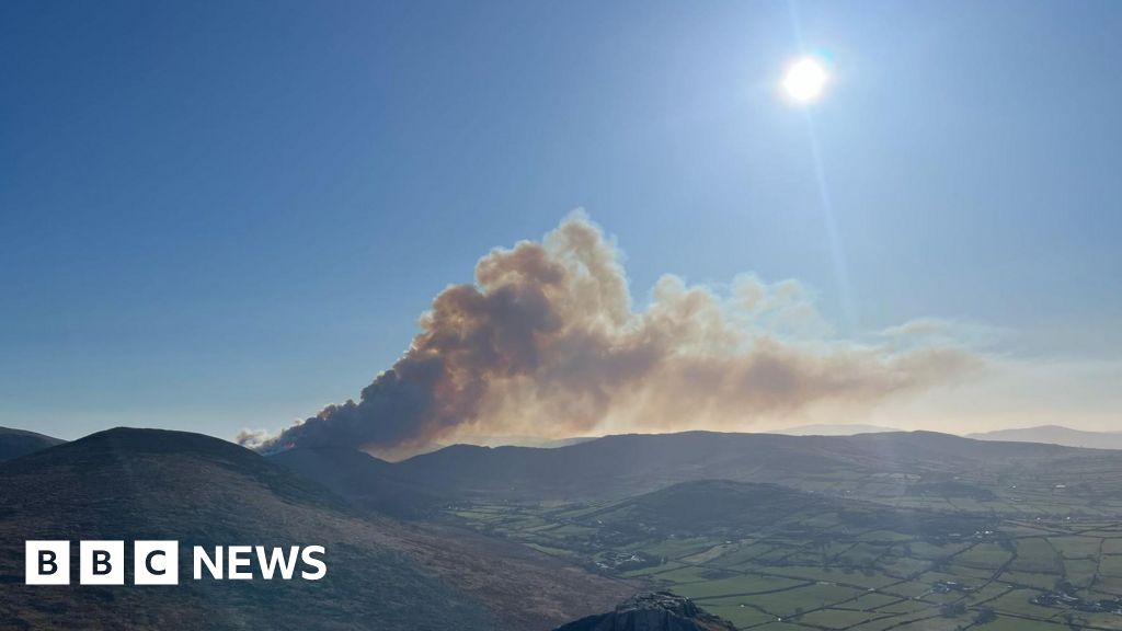 Man held on suspicion of arson over Mourne Mountains fire
