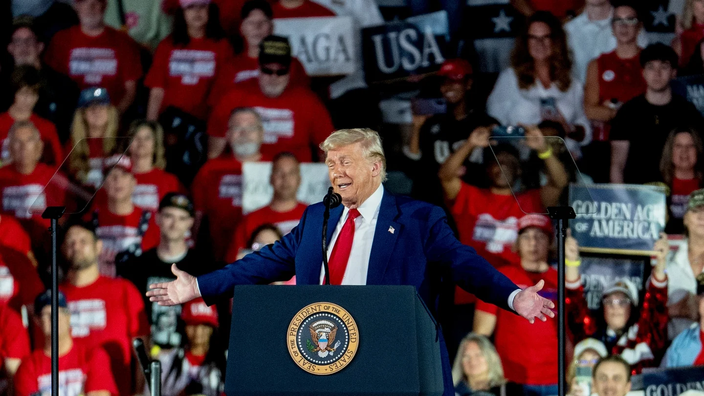 Trump celebrates first 100 days with campaign-style rally