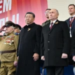 China's Xi stands with Putin at Russia's Victory Day parade