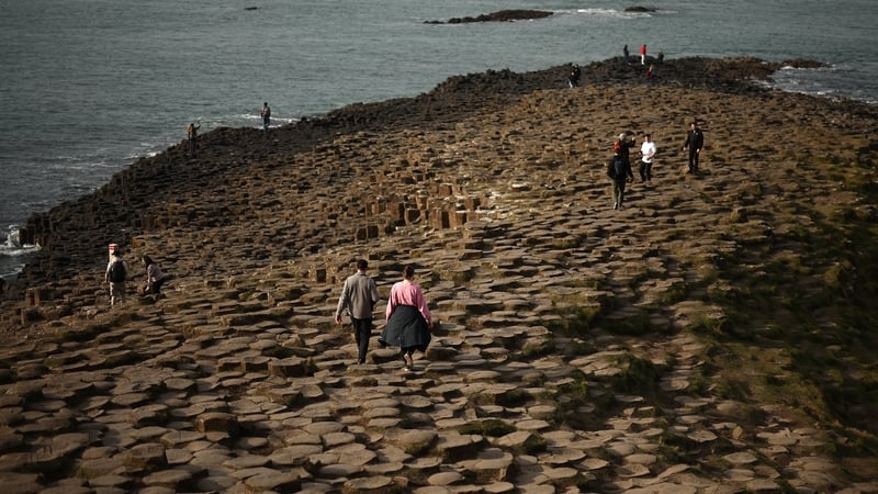 Giant's Causeway being damaged by visitors leaving coins