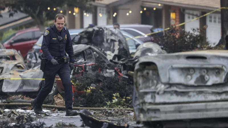 Multiple fatalities as small plane crashes into houses in San Diego