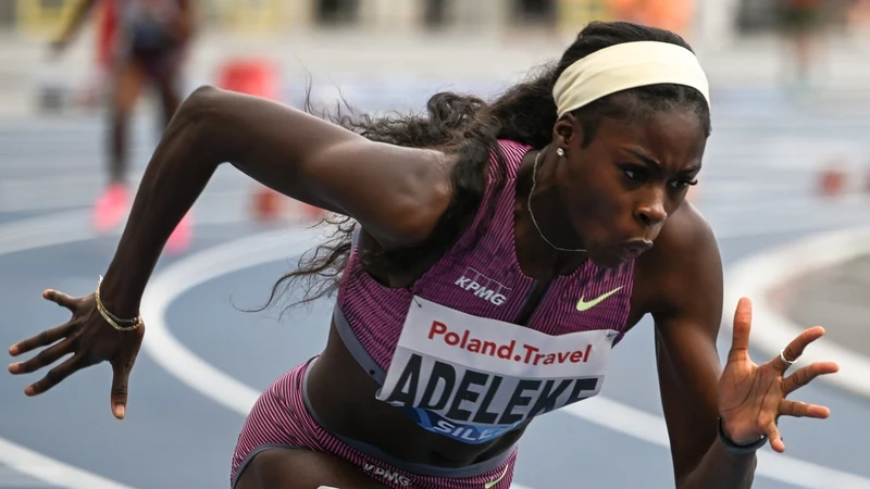 Rhasidat Adeleke takes second in 200m at Shanghai Diamond League