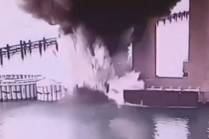 Fresh Explosion Rocks Crimean Bridge Amid Ongoing Ukrainian Strikes