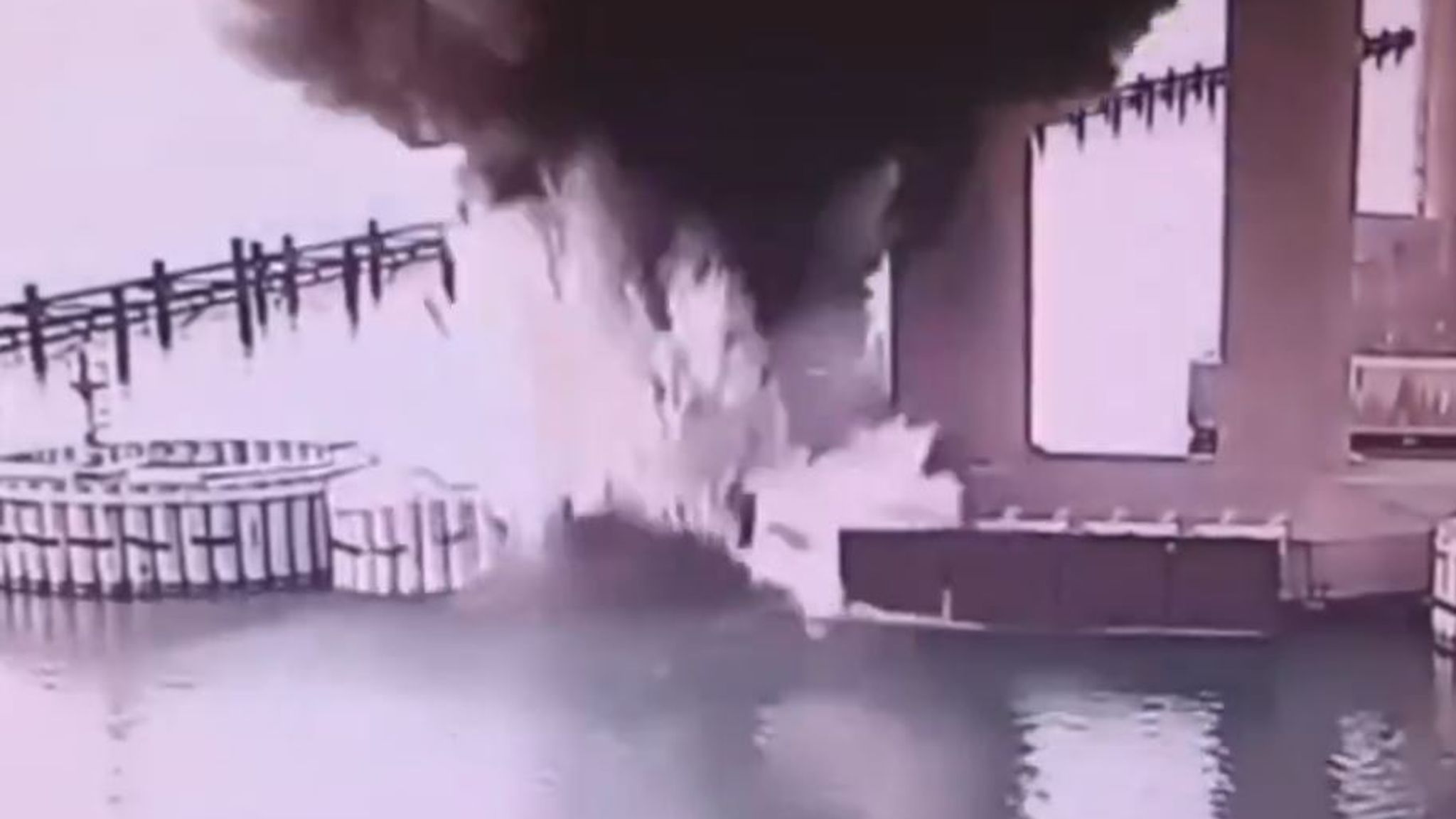 Fresh Explosion Rocks Crimean Bridge Amid Ongoing Ukrainian Strikes