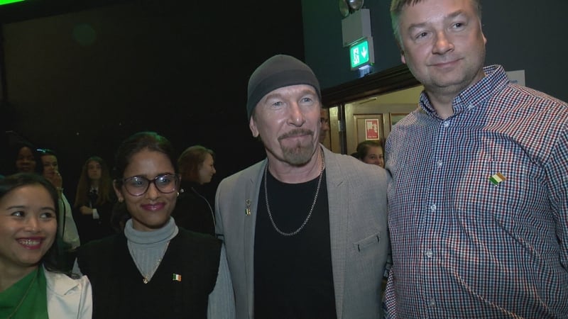 Pride for U2's The Edge as he becomes Irish citizen
