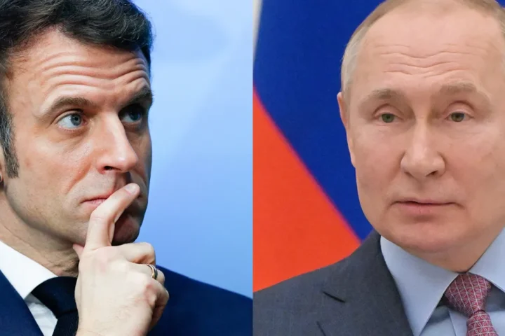 Macron holds first call with Putin since 2022, urges Russian withdrawal from Ukraine