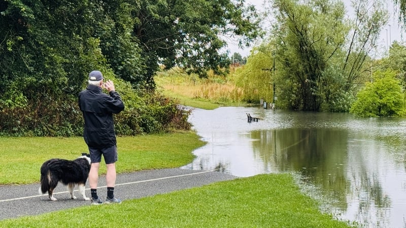 Up to 60mm of rain recorded as Orange alert in place