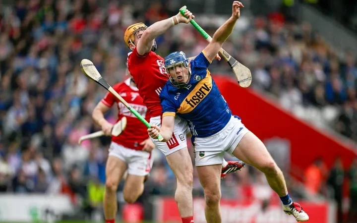 Where are the hurling and football strongholds in Ireland?
