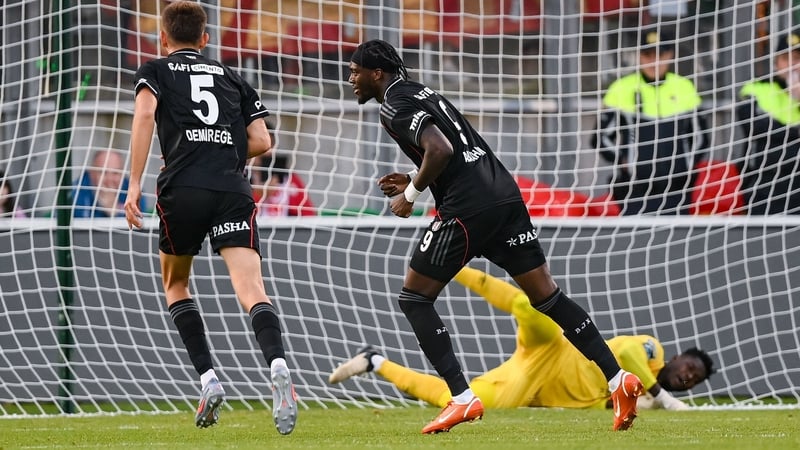 Tammy Abraham stars as Besiktas outclass St Patrick's Athletic