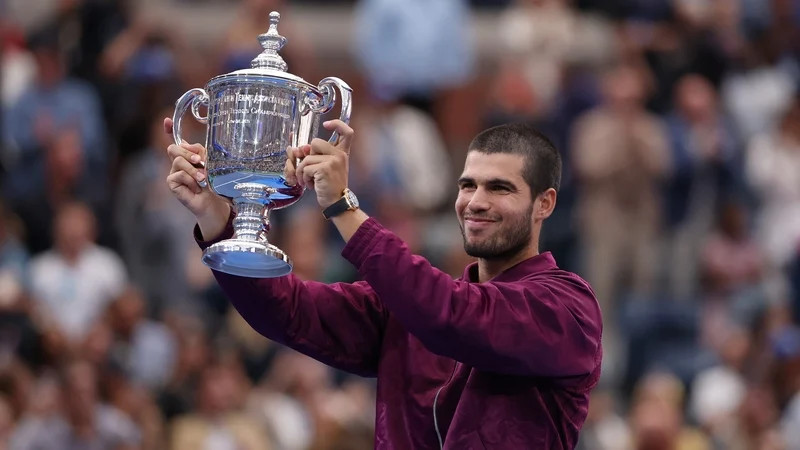 Awesome Carlos Alcaraz top of the world after sinking Jannik Sinner to take US Open