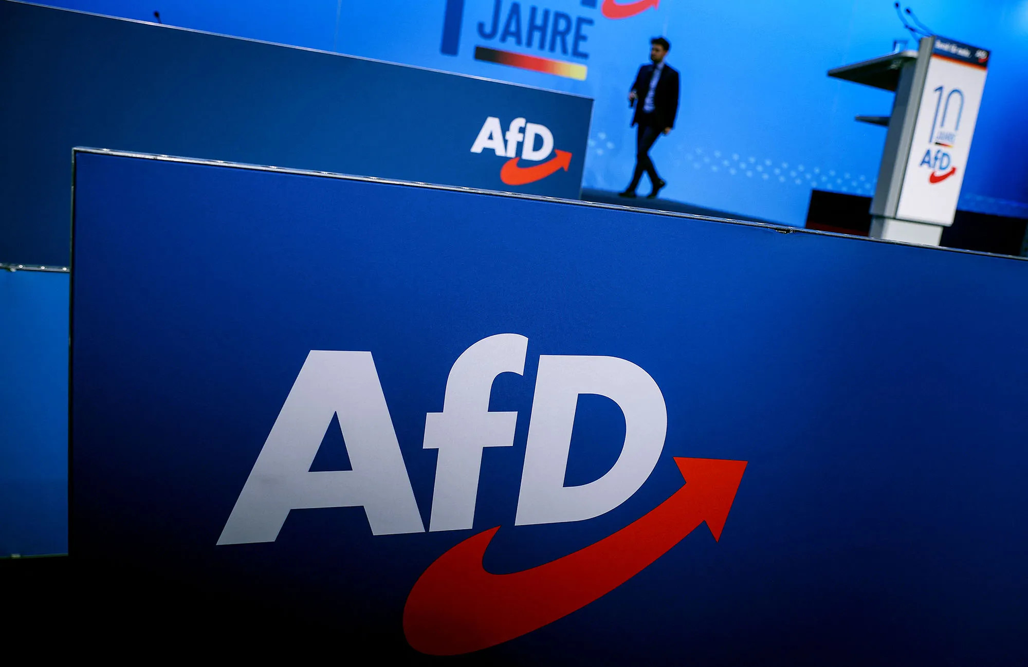 AfD politicians join far-right editor to mark Putin birthday at Russian embassy