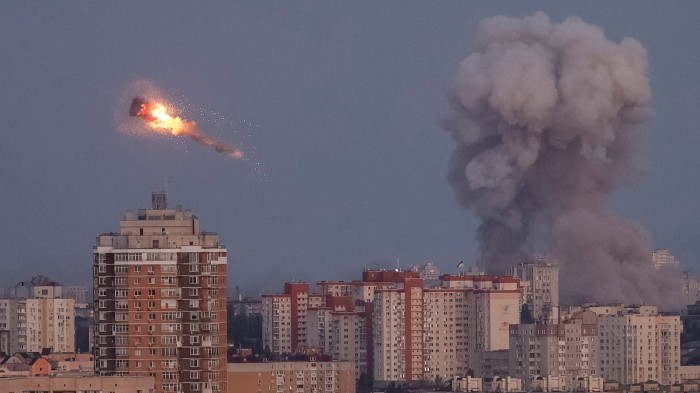 Russia launches massive missile and drone strikes across nine Ukrainian regions