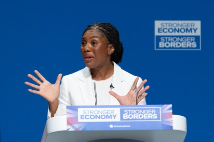 Kemi Badenoch criticizes Labour and Reform for promoting divisive identity politics