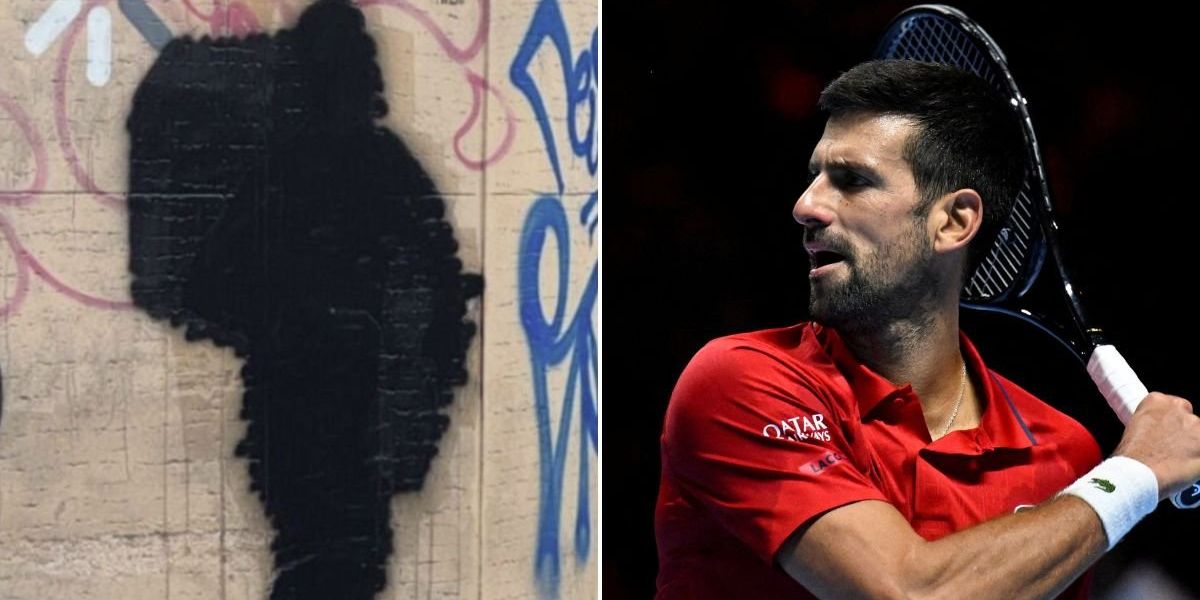 Mural of Novak Djokovic vandalized as he relocates to Greece following family backlash