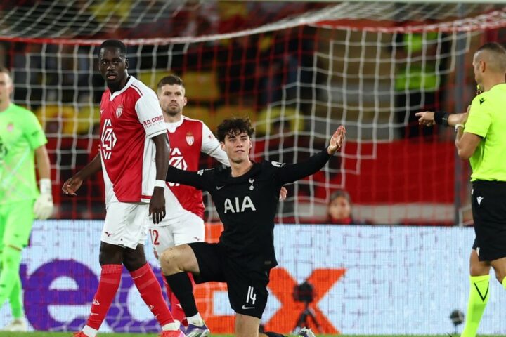 Tottenham secures draw against Monaco as defensive issues persist in Champions League clash
