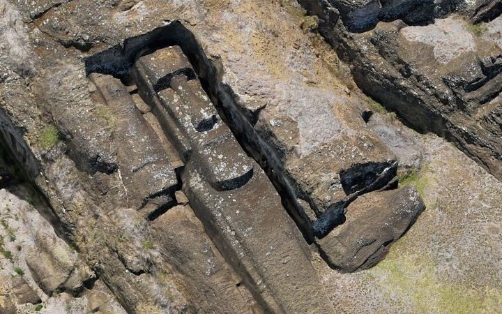 3D model of Easter Island quarry reveals insights into construction of monumental moai statues