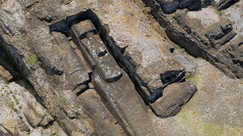 3D model of Easter Island quarry reveals insights into construction of monumental moai statues