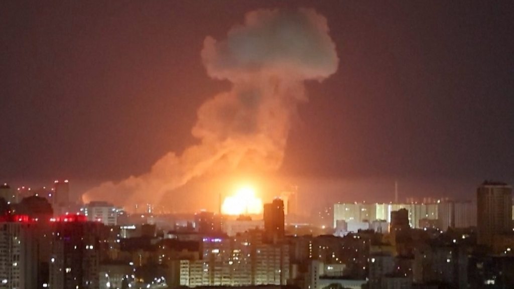 Russia launches massive overnight missile and drone attack on Kyiv and multiple regions