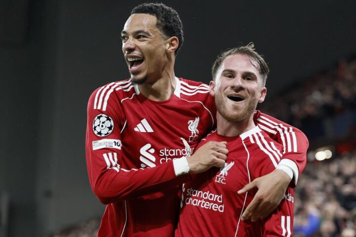 Alexis Mac Allister celebrates goal against Real Madrid with gesture linked to Trent Alexander-Arnold