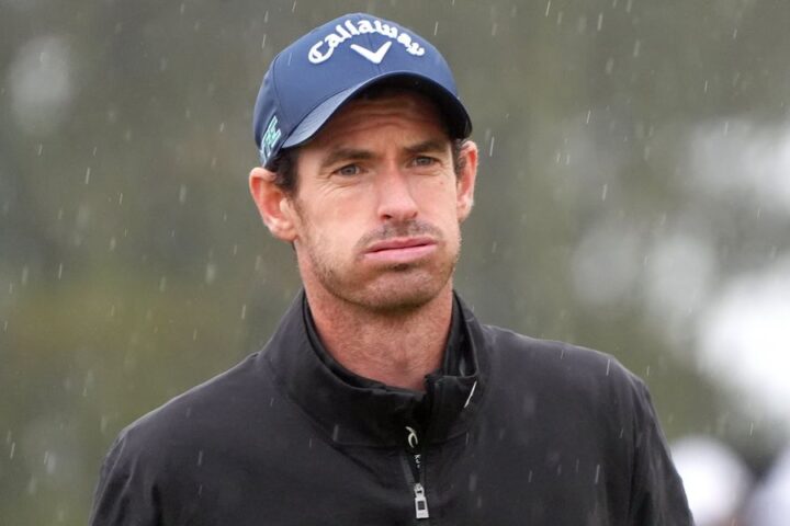 Andy Murray explores new career as golf caddy after retirement from tennis