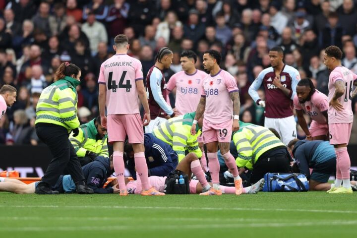 Bournemouth manager provides health update on Adam Smith after concussion in Villa match
