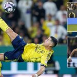 Cristiano Ronaldo scores spectacular overhead kick at 40 in Al-Nassr's league win