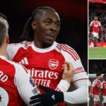 Eberechi Eze scores historic hat-trick as Arsenal dominates Tottenham in north London derby