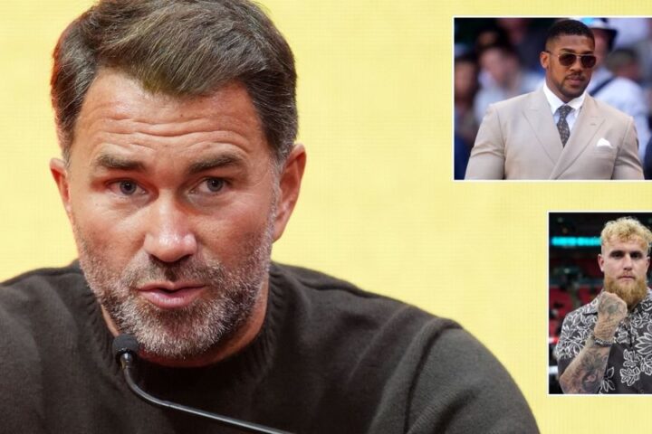 Eddie Hearn confirms ongoing talks for Anthony Joshua and Jake Paul fight