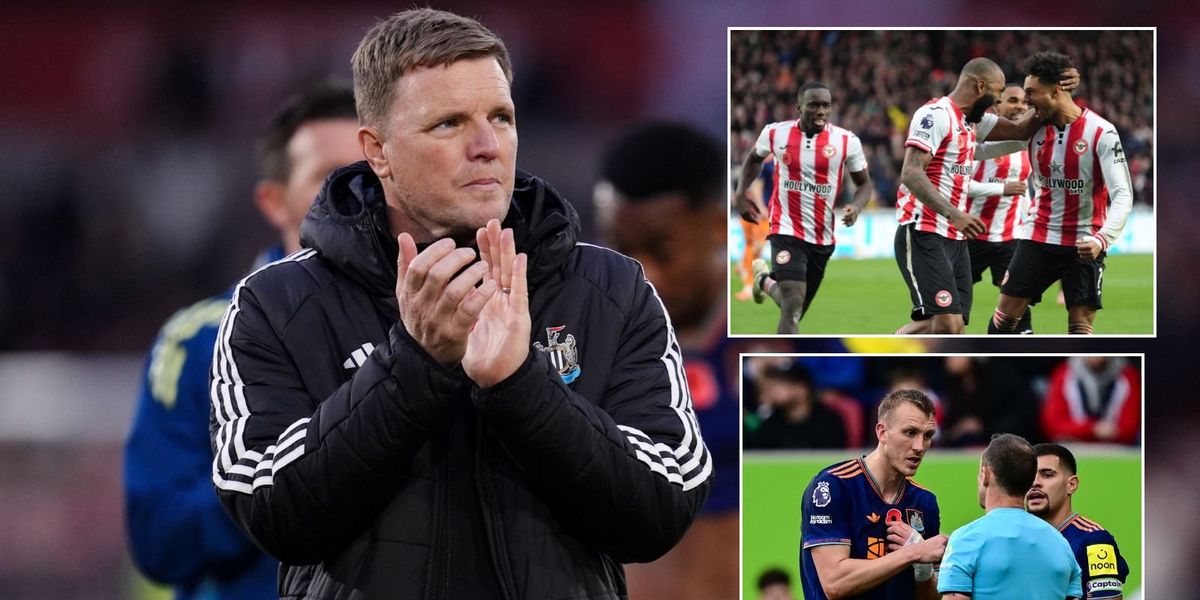 Eddie Howe addresses Nick Pope's substitution during Newcastle's Premier League defeat to Brentford