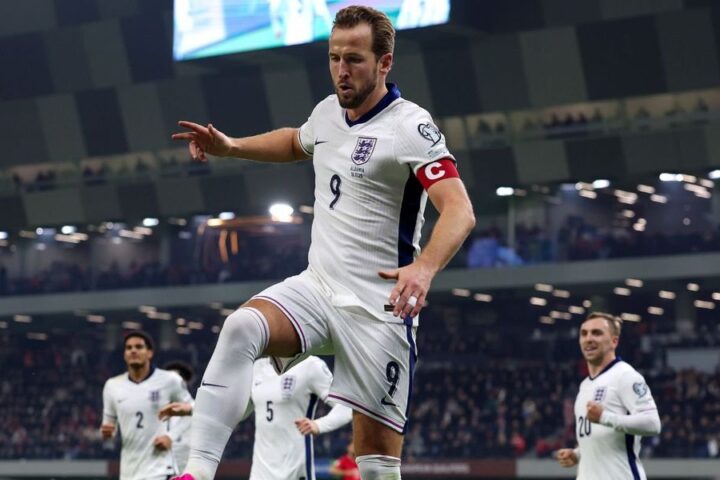 England secures World Cup qualifying victory over Albania with late goals from Harry Kane