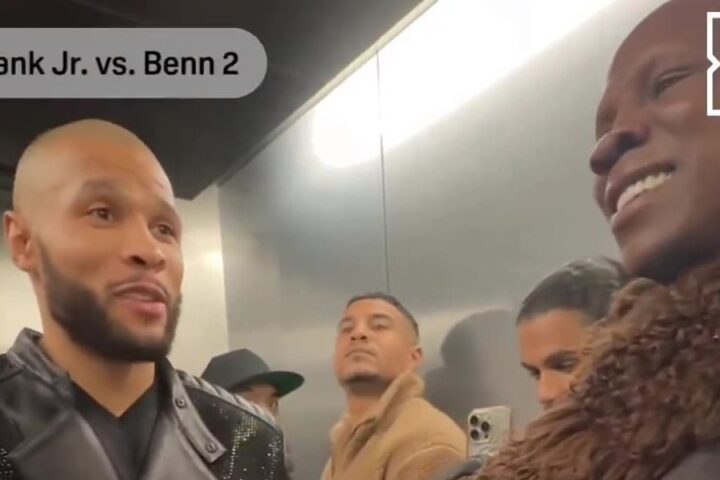 Eubank Jr accuses Benn of sabotage after being trapped in a malfunctioning lift