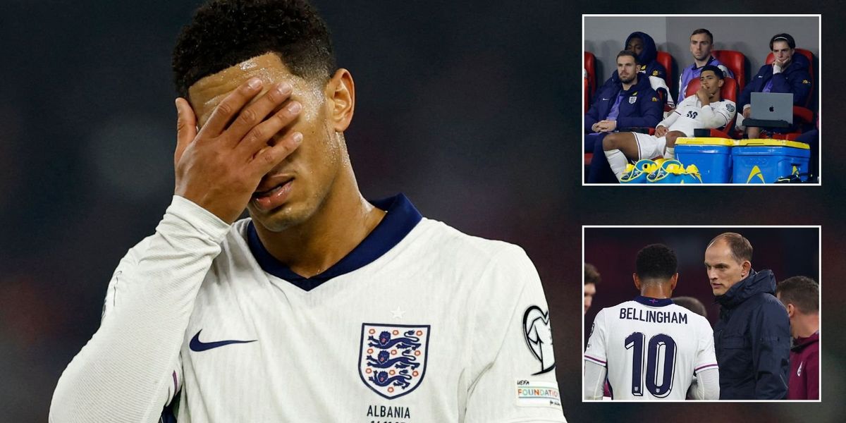 Frustration grows for Jude Bellingham after England's win over Albania in World Cup qualifier