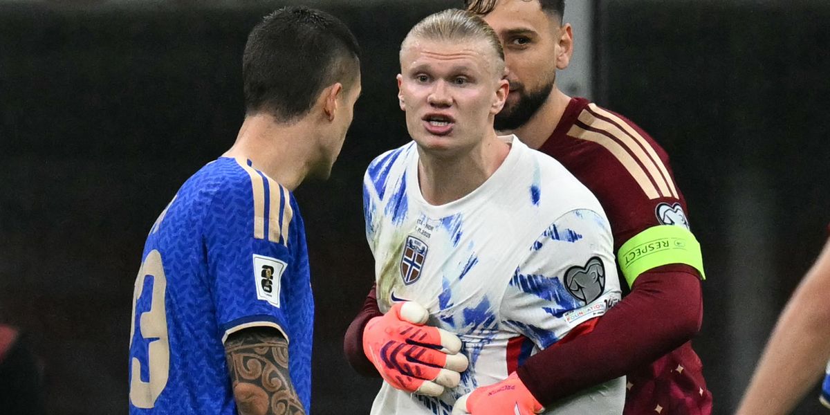 Haaland scores twice as Norway secures World Cup spot after tense win against Italy