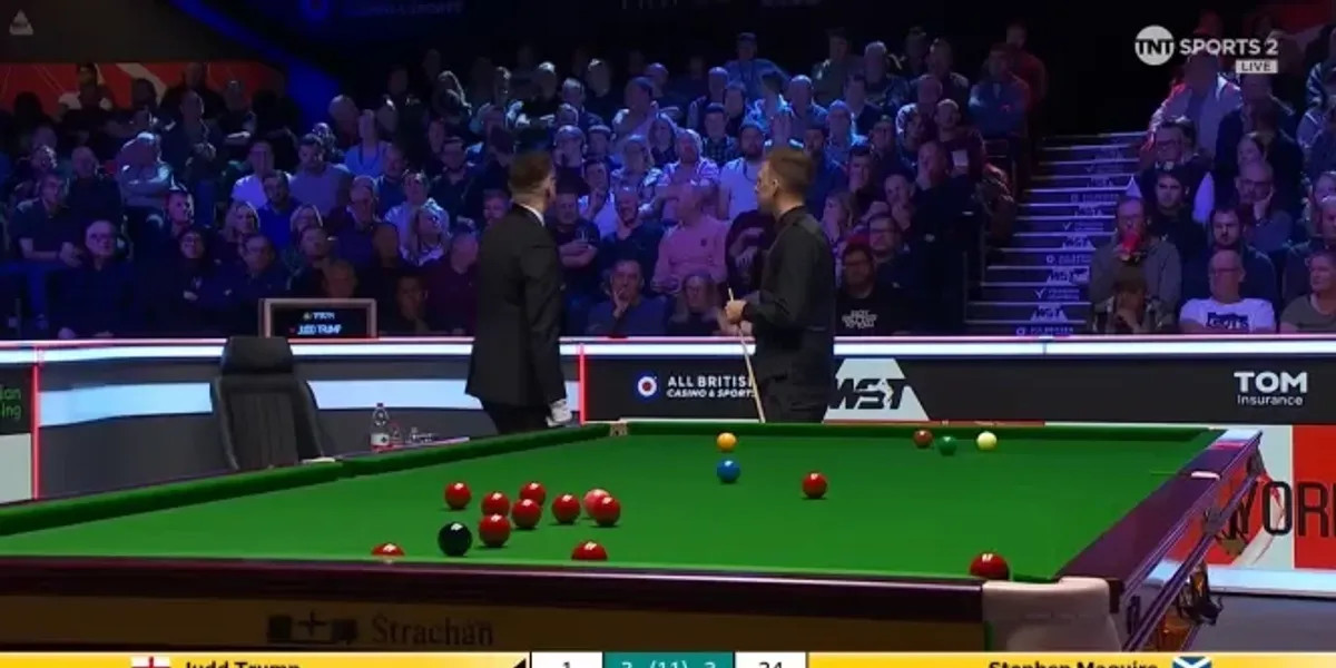Judd Trump calls for fan’s ejection during interrupted UK Championship match