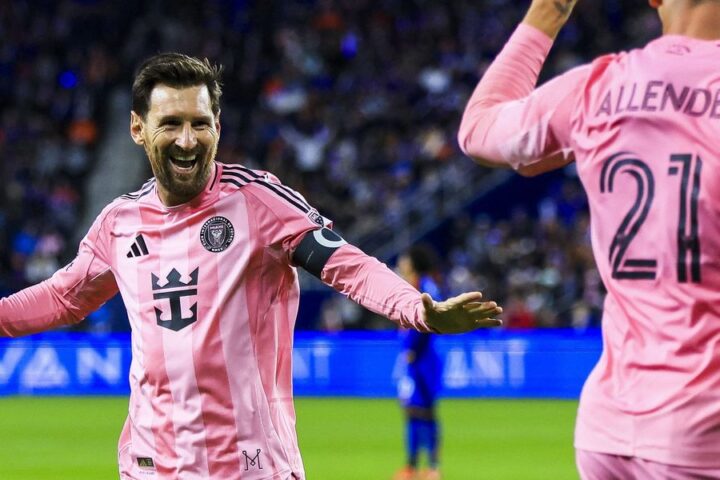 Lionel Messi reaches 1,300 career goal contributions, setting a new record in football