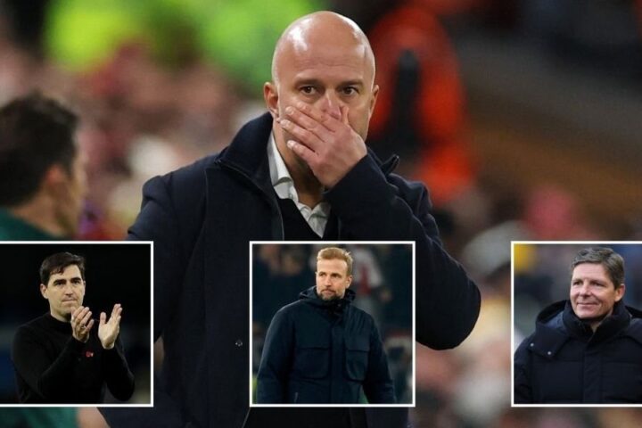 Liverpool identifies three candidates to replace underperforming manager Arne Slot