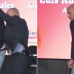 Luis Rubiales confronts uncle after egg-throwing incident during book launch event