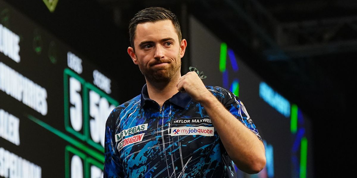 Luke Humphries delivers stunning nine-darter to defeat Michael Smith at Grand Slam of Darts