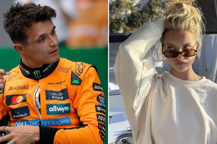 Margarida Corceiro defends her role as Lando Norris' partner amid broadcast criticism