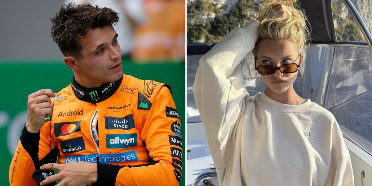 Margarida Corceiro defends her role as Lando Norris' partner amid broadcast criticism