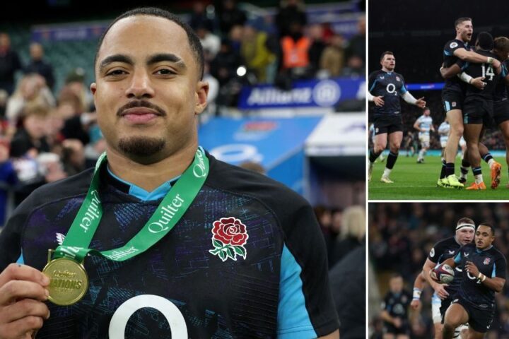 Max Ojomoh shines as England secures narrow win over Argentina at Twickenham