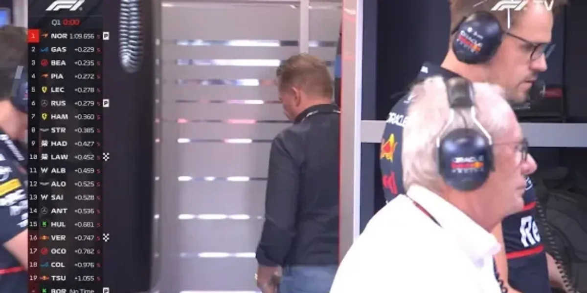 Max Verstappen's father leaves garage in frustration after disappointing qualifying at Brazilian Grand Prix