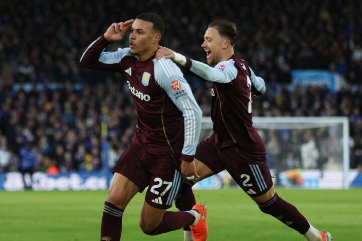 Morgan Rogers' brace secures Aston Villa's comeback victory over struggling Leeds United