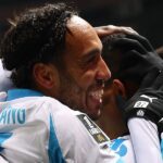 Newcastle's Champions League run halted by Aubameyang's double as Marseille wins 2-1