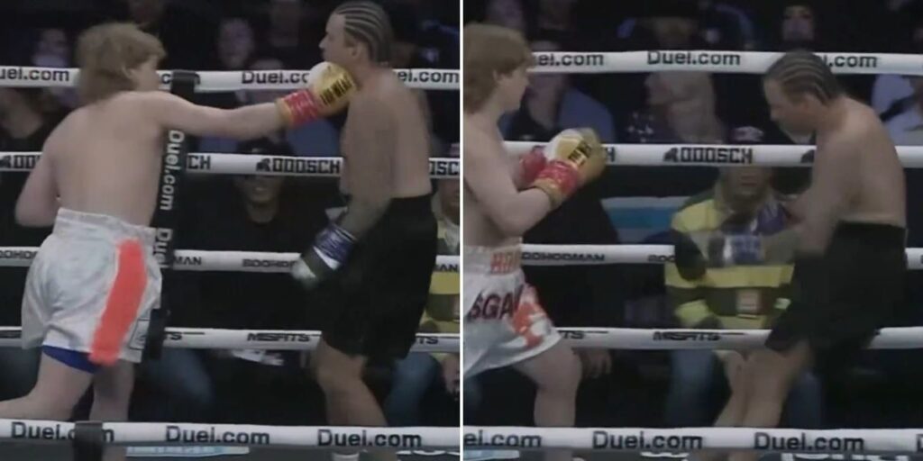 Sean Stewart suffers 15-second knockout in professional boxing debut ...