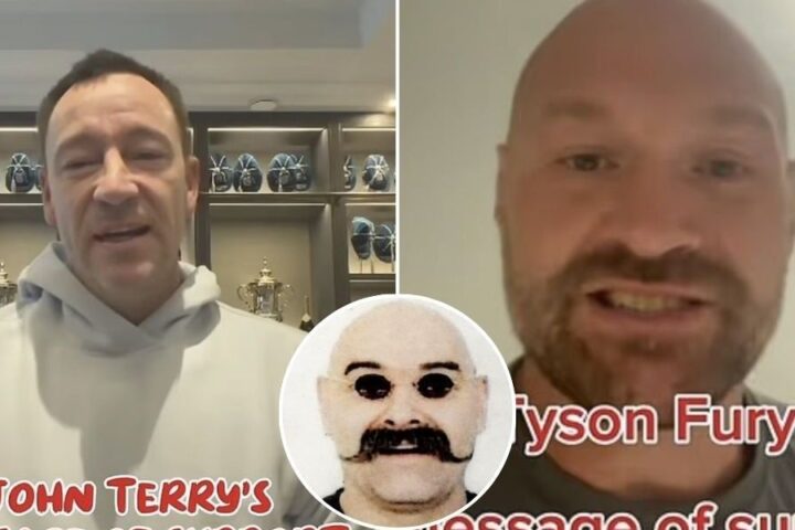 Tyson Fury and John Terry support campaign for release of Charles Bronson