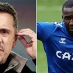 Yannick Bolasie criticizes Gary Neville's commentary during Manchester United's defeat to Everton