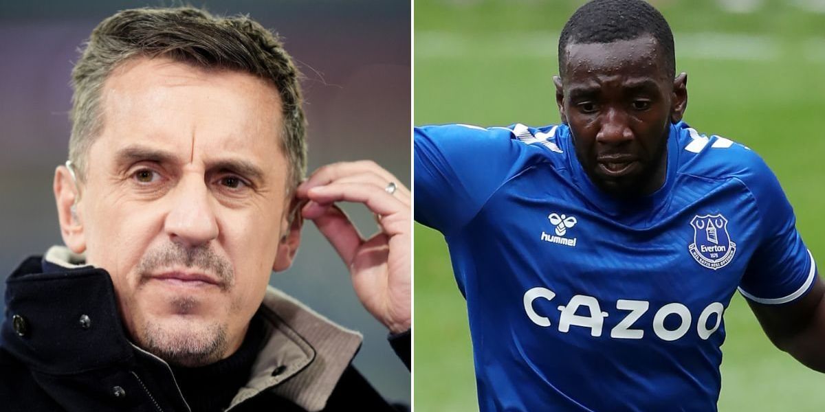 Yannick Bolasie criticizes Gary Neville's commentary during Manchester United's defeat to Everton