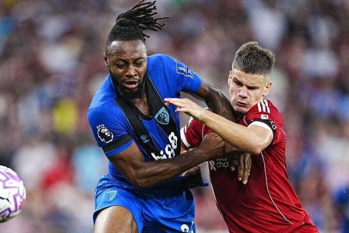 47-year-old man charged with racial abuse of Bournemouth's Antoine Semenyo during Anfield match