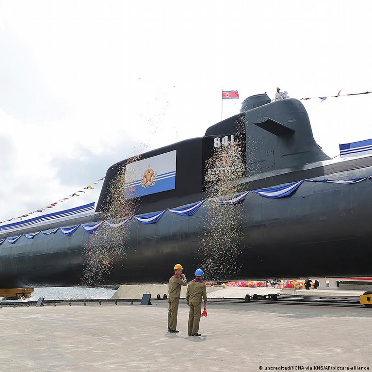 North Korea unveils first nuclear-powered submarine amid deepening ties with Russia